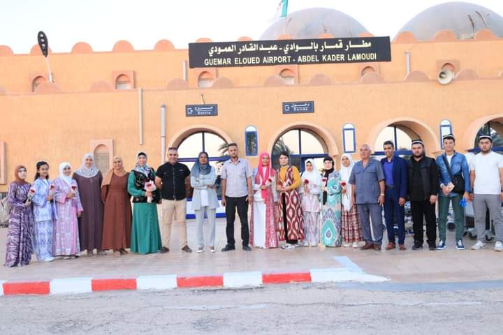 El Oued University receives 11 students from Uzbekistan They came to Learn Arabic language